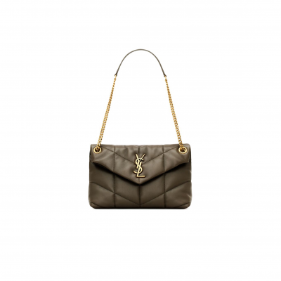 YSL PUFFER SMALL IN NAPPA LEATHER 5774761EL073212 (29*17*11cm)